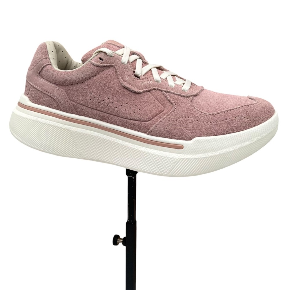 Ahnu Women's Sequence 1.1 Suede Lifestyle Casual Sneakers Size 9 Misty Rose